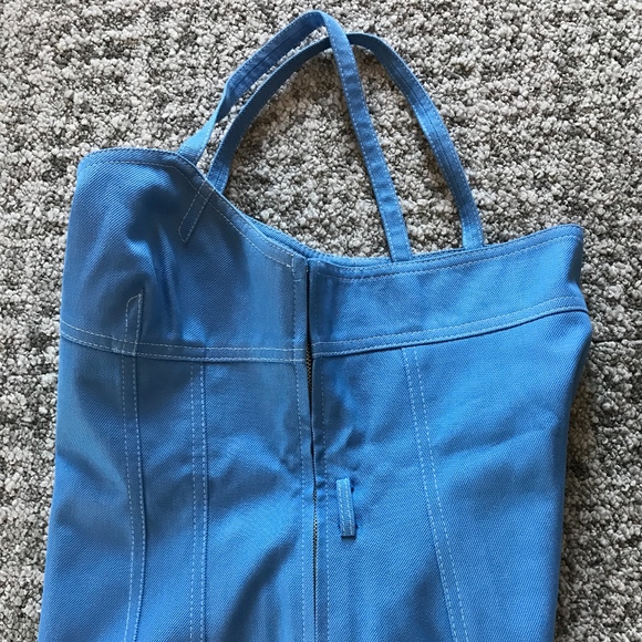 Marc Jacobs Strapless Tank Top with Leather Strap - Picture 4 of 8